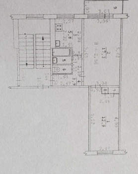 2-к квартира, вторичка, 43м2, 2/5 этаж