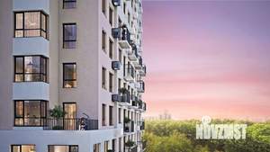 1-к квартира, строящийся дом, 29м2, 13/24 этаж