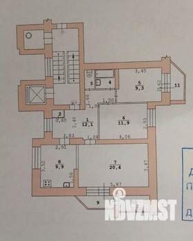 3-к квартира, вторичка, 68м2, 7/9 этаж