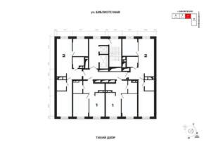 1-к квартира, вторичка, 40м2, 9/25 этаж