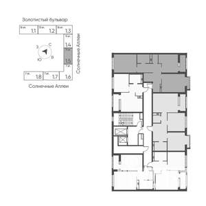 2-к квартира, вторичка, 72м2, 9/16 этаж