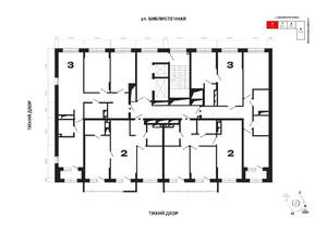 2-к квартира, вторичка, 68м2, 4/25 этаж