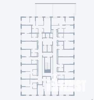 2-к квартира, строящийся дом, 36м2, 2/25 этаж