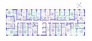 2-к квартира, строящийся дом, 47м2, 5/28 этаж
