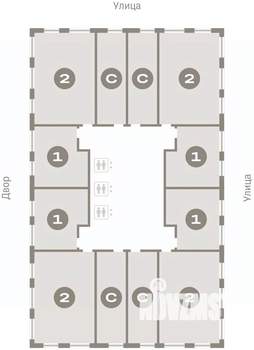 2-к квартира, вторичка, 65м2, 11/25 этаж