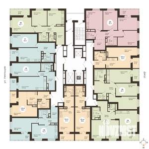 3-к квартира, сданный дом, 79м2, 21/25 этаж