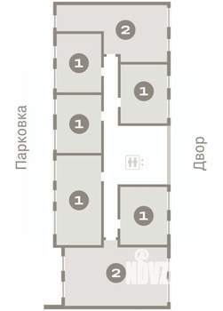 2-к квартира, вторичка, 56м2, 8/9 этаж