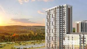 1-к квартира, строящийся дом, 36м2, 2/9 этаж