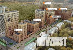 2-к квартира, строящийся дом, 45м2, 8/25 этаж
