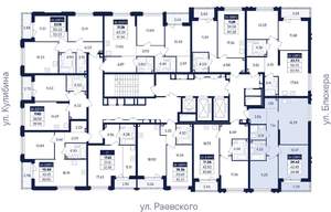 2-к квартира, вторичка, 64м2, 9/25 этаж