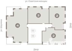 3-к квартира, вторичка, 140м2, 16/17 этаж