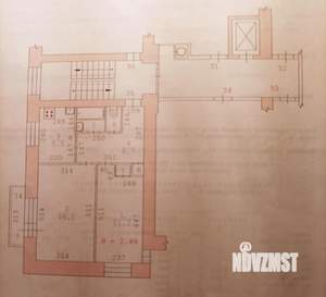 2-к квартира, вторичка, 44м2, 6/9 этаж