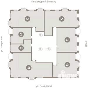 2-к квартира, вторичка, 96м2, 8/24 этаж