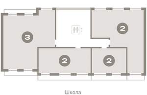 2-к квартира, вторичка, 58м2, 8/9 этаж