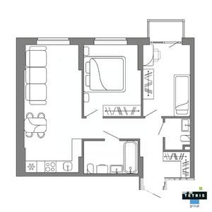 3-к квартира, вторичка, 60м2, 15/32 этаж