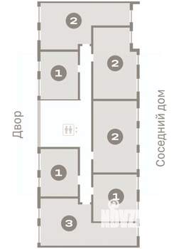 1-к квартира, вторичка, 35м2, 5/8 этаж