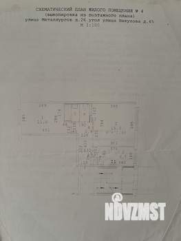 2-к квартира, вторичка, 44м2, 1/5 этаж