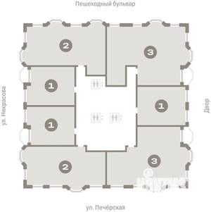 3-к квартира, вторичка, 121м2, 16/24 этаж