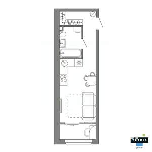 Студия квартира, вторичка, 29м2, 21/32 этаж