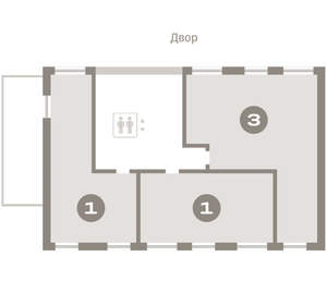 1-к квартира, вторичка, 84м2, 9/9 этаж