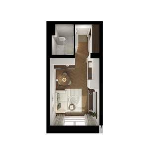 Студия квартира, вторичка, 24м2, 6/29 этаж