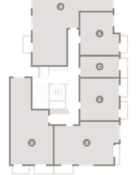 1-к квартира, вторичка, 44м2, 4/9 этаж