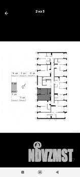 1-к квартира, вторичка, 38м2, 3/17 этаж