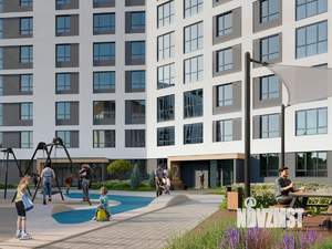 1-к квартира, строящийся дом, 37м2, 6/17 этаж