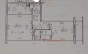 2-к квартира, вторичка, 43м2, 3/9 этаж