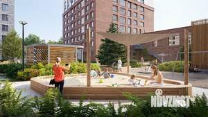 1-к квартира, строящийся дом, 45м2, 3/9 этаж
