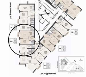1-к квартира, вторичка, 49м2, 8/28 этаж