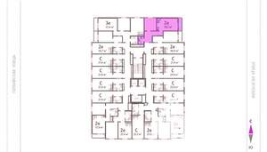1-к квартира, вторичка, 39м2, 24/25 этаж