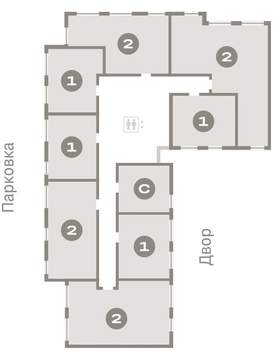 1-к квартира, вторичка, 34м2, 9/9 этаж