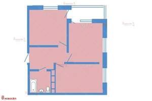 2-к квартира, вторичка, 53м2, 8/25 этаж