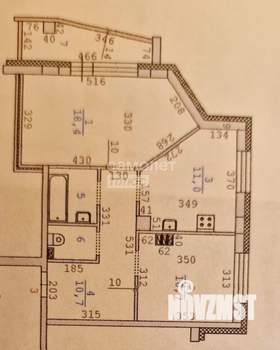2-к квартира, вторичка, 56м2, 2/17 этаж