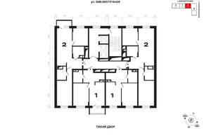 1-к квартира, вторичка, 44м2, 5/25 этаж