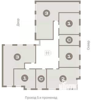 Студия квартира, вторичка, 20м2, 3/9 этаж