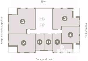 1-к квартира, вторичка, 39м2, 12/16 этаж