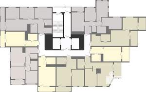 3-к квартира, строящийся дом, 64м2, 3/19 этаж