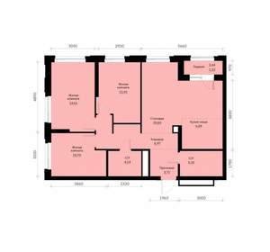 3-к квартира, вторичка, 88м2, 9/30 этаж