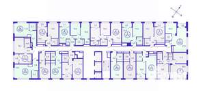 1-к квартира, вторичка, 34м2, 19/28 этаж