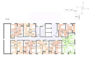 1-к квартира, строящийся дом, 40м2, 10/23 этаж