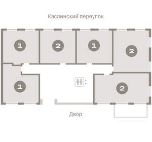 1-к квартира, вторичка, 38м2, 1/16 этаж