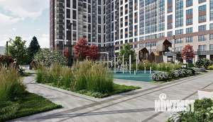 1-к квартира, строящийся дом, 41м2, 21/31 этаж