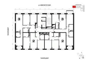 2-к квартира, вторичка, 61м2, 7/25 этаж