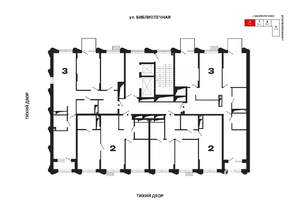 2-к квартира, вторичка, 60м2, 13/25 этаж