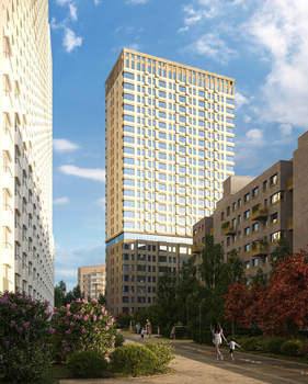1-к квартира, вторичка, 31м2, 21/25 этаж