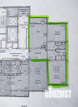 2-к квартира, вторичка, 61м2, 15/18 этаж