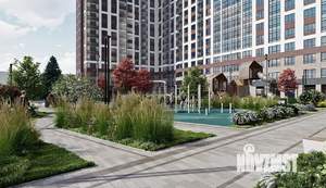 1-к квартира, строящийся дом, 42м2, 20/31 этаж