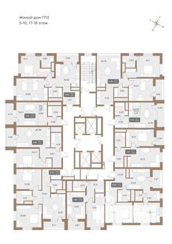 Студия квартира, вторичка, 30м2, 6/24 этаж